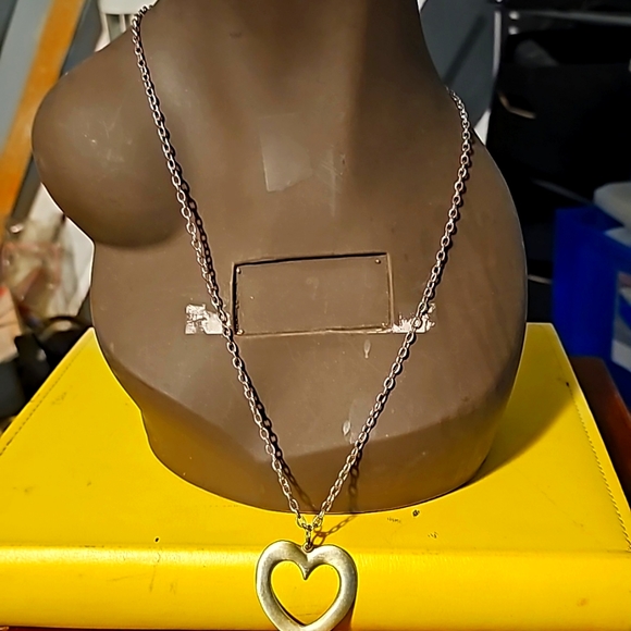 R. Tennesmed Designer Retro Tart Tin/Pewter Necklace, 24" Length, from Sweden - Picture 6 of 7